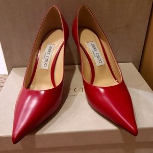 *NEW* Super HOT Red 🔥  JIMMY CHOO pump LOVE85 size 7 (38)